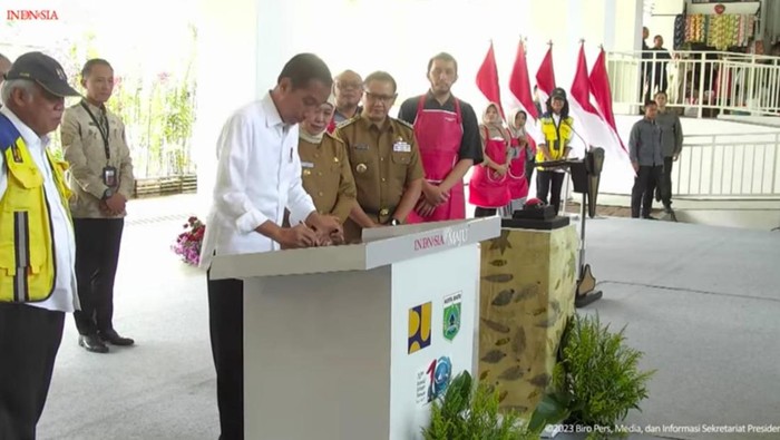 Jokowi di Batu