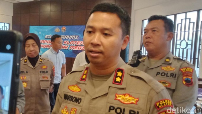 Kapolres Klaten AKBP Warsono.