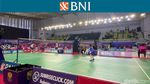 Foto: Serunya Partai Ahsan Vs Kafie dan Khoirul Vs Rafael