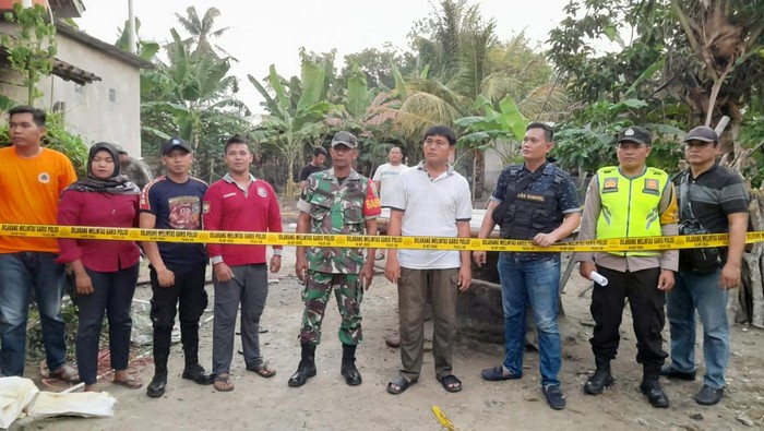 Lokasi ketiga korban tewas saat menggali sumur di Desa Bandar OKU Timur.