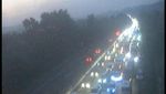 Penampakan Macet Parah Tol Cipularang Arah Bandung yang Ditutup Buruh