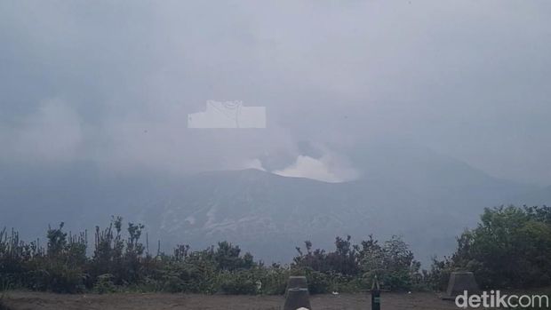 Pantauan Gunung Bromo dari Pos Pantau PVMBG.