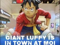 Hore! Patung Raksasa Monkey D Luffy Setinggi 5 Meter Ada di Kelapa Gading