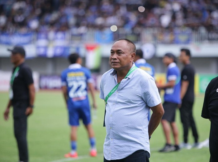 Pelatih PSIM Jogja, Kas Hartadi. Diunggah Kamis (14/12/2023).