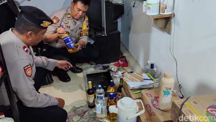 Penampakan bunker penyimpanan miras di Klaten.
