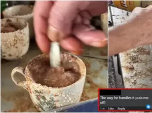 Penjual Kopi Ini Gerobaknya Berantakan dan Racikannya Banjir Gula