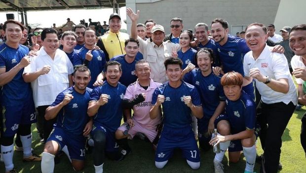 Prabowo resmikan Garudayaksa Football Academy (dok.Instagram Prabowo)