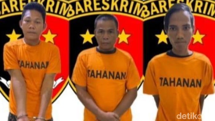 Tiga tersangka perampokan terhadap Rico penjualan manisan di Muba ditangkap