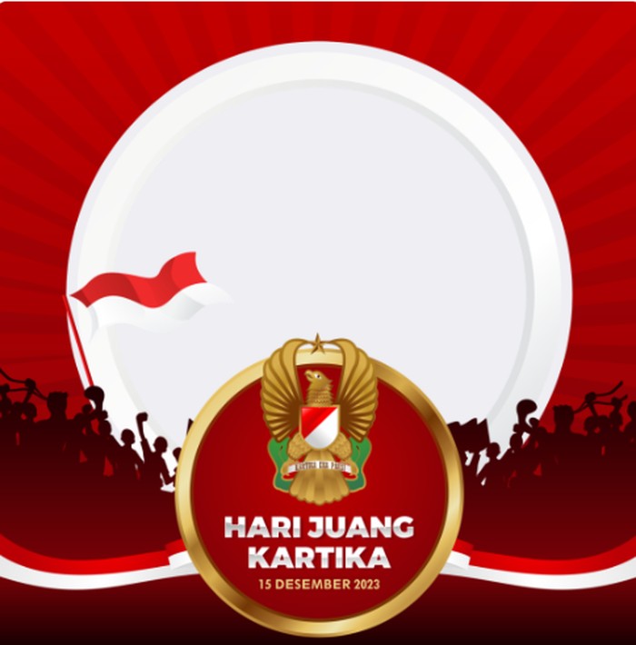 Twibbon Hari Juang Kartika TNI AD ke-78 Tahun 2023