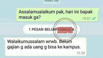 Dosen juga manusia. Punya kehidupan, butuh duit juga. Foto: Foto: Instagram/dramakampus