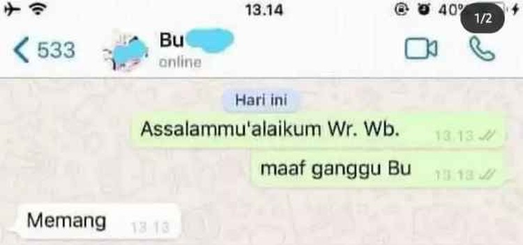 10 Chat Mahasiswa dan Dosen yang Bikin Nyengir, Kocak Banget Asli Tiap chat dosen, pasti bawaannya dagdigdug ser! Mending lihat chat dosen dan mahasiswa berikut ini dulu deh biar kuat batin.