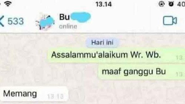 10 Chat Mahasiswa dan Dosen yang Bikin Nyengir, Kocak Banget Asli