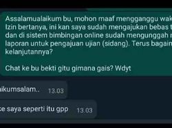 10 Chat Mahasiswa dan Dosen yang Bikin Nyengir, Kocak Banget Asli