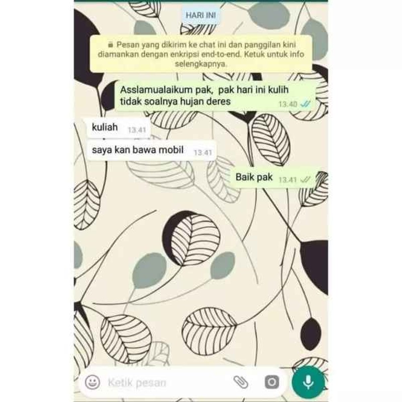 Tiap chat dosen, pasti bawaannya dagdigdug ser! Mending lihat chat dosen dan mahasiswa berikut ini dulu deh biar kuat batin.