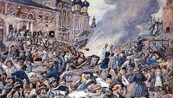 Maut Hitam atau Black Death bukan hanya epidemi penyakit infeksi paling mematikan dalam sejarah manusia. Kasus ini membunuh setidaknya 30-60% seluruh populasi Eropa di abad pertengahan. Sebenarnya, kisahnya bisa saja berhenti sampai di situ, tapi ini terus berlanjut hingga menjadi seperti kisah Zombie. London mengkarantina korban terinfeksi di dalam rumah-rumah mereka dan mengirim penjaga untuk mencegah warga melarikan diri. Namun, peraturan ini malah membawa pada kekerasan oleh korban terinfeksi kepada para penjaga, hingga terjadi pembunuhan. Hal ini membuat seluruh warga setempat ikut dikarantina yang malah semakin memicu kerusuhan dan bahkan kematian.  Foto: Internet