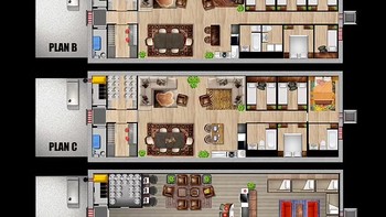 Tersedia berbagai konfigurasi dengan bunker terbesar yang mampu menampung 24 orang Foto: Dailymail