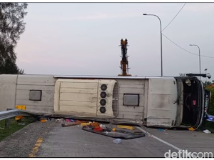 Polisi: Kecelakaan Maut Bus di Tol Cipali Diduga karena Kelalaian Sopir