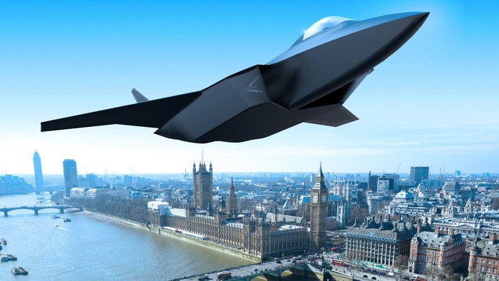 Ilustrasi jet tempur Tempest