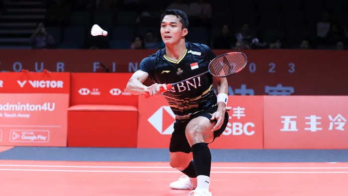 Jonatan Christie di BWF World Tour Finals 2023