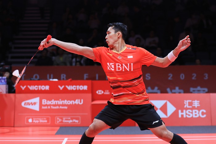 Jonatan Christie di BWF World Tour Finals 2023