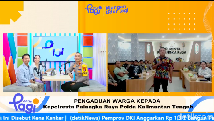 Jumat Curhat detikPagi bersama Kapolresta Palangka Raya Kombes Budi