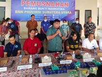 Selundupkan 3 Kg Sabu di Paket Biskuit, Pasutri di Deli Serdang Ditangkap BNN