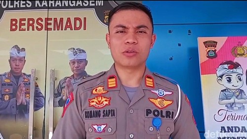 Kasat Lantas Polres Karangasem AKP I Komang Sapta Pramana (foto: I Wayan Selamat Juniasa)