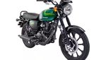 Tampang Kawasaki W175 Street: Pakai Pelek Alloy-Ada Indikator Digital