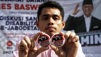 Momen Komunitas Disabilitas Jabodetabek Dukung Capres Anies