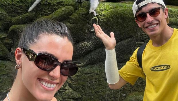 Liburannya Gemma Pinto, Kekasih Marc Marquez di Bali