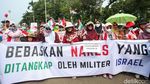 Momen IDI Gelar Aksi Solidaritas untuk Nakes di Gaza