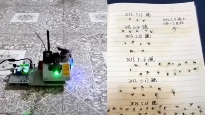Sebuah video memperlihatkan alat sistem pertahanan udara anti nyamuk. Diklaim, dengan alat itu, nyamuk bakal mati ditembak laser.