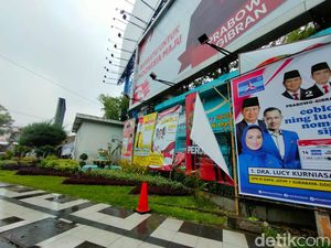 Satpol PP Surabaya Sebut Masih Ada APK yang Dipasang Semrawut
