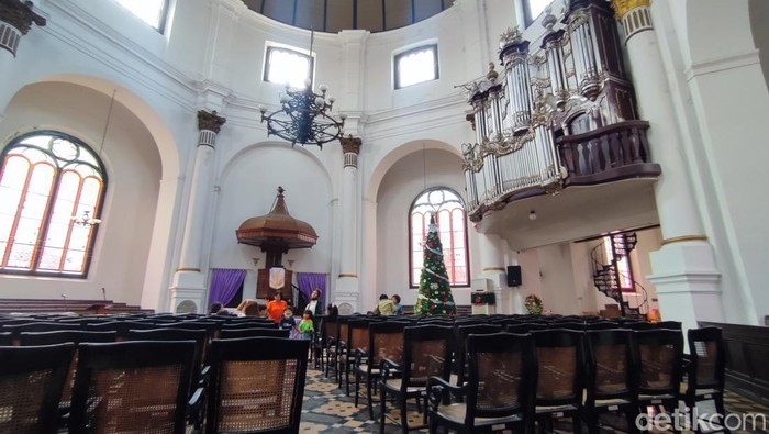 Penampakan Gereja Blenduk Semarang.