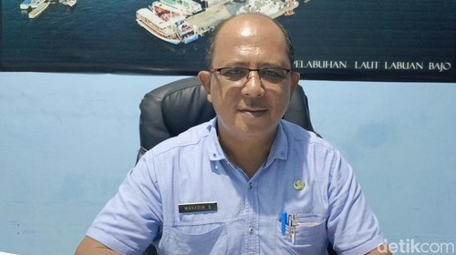 Plt Kepala Dinas Perhubungan NTT Mahadin Sibarani, Jumat (15/12/2023). (Simon Selly / detikBali)