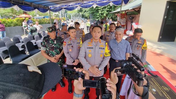 Polres Jabkar meresmikan kantor Polsubsektor di Tanjung Duren.