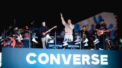 Rizky Febian hingga Sore Sukses Hentak Panggung Converse