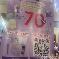 SomethincMencari skincare dan makeup yang diskon sampai 70%? Opsinya dapat dicari di Somethinc.Foto: Rahmi Anjani/Wolipop