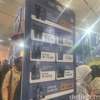 KahfUntuk pria, kamu bisa mendatangi brand Kahf di mana banyak skincare dijual dengan harga miring.Foto: Rahmi Anjani/Wolipop