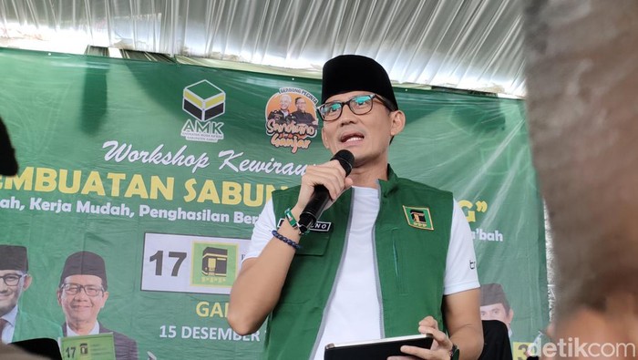 Sandiaga Uno di Garut