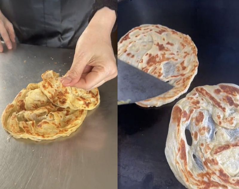 Viral Penjual Roti Canai Cantik, Sehari Ludes 200 Roti!