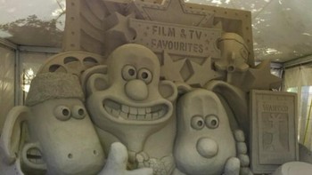 Lucu! Kumpulan domba dari film animasi Shaun The Sheep. (Foto: Brightside)