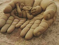 Cuma Modal Pasir Bisa Bikin Karya Seni Super Keren