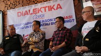 Diskusi dialektika diinisiasi oleh Voter Of Indonesia (VOI).