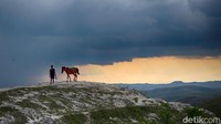 Anak-anak Desa Pambotajara setiap sore hari berada di Bukit Warinding untuk menawarkan wisatawan yang datang kesana untuk berfoto dengan kuda miliknya sebagai properti dengan latar belakang bukit warinding yang indah dengan hamparan savana khas Pulau Sumba.