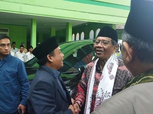 Mahfud Md Kunjungi Ponpes Sirnamiskin Bandung Bertemu Kiai dan Ulama