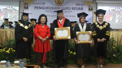 Momen Pengukuhan Guru Besar Usahid