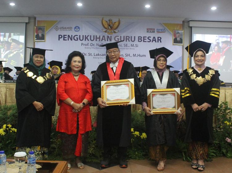 Momen Pengukuhan Guru Besar Usahid