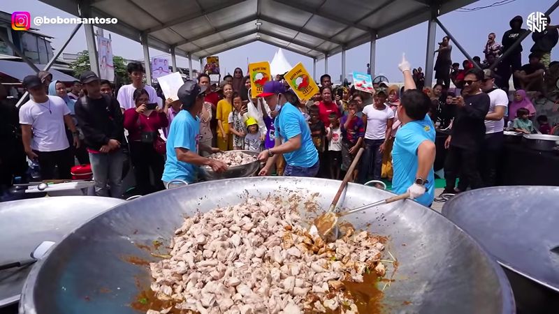 Prabowo masak besar bareng Bobon Santoso