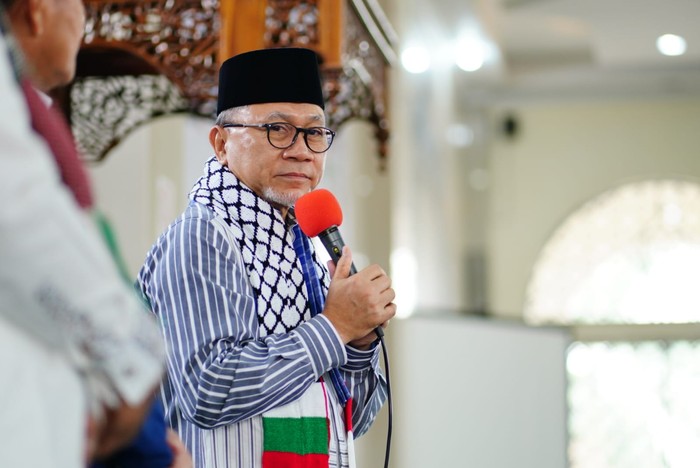 Zulhas di Aksi Bela Palestina